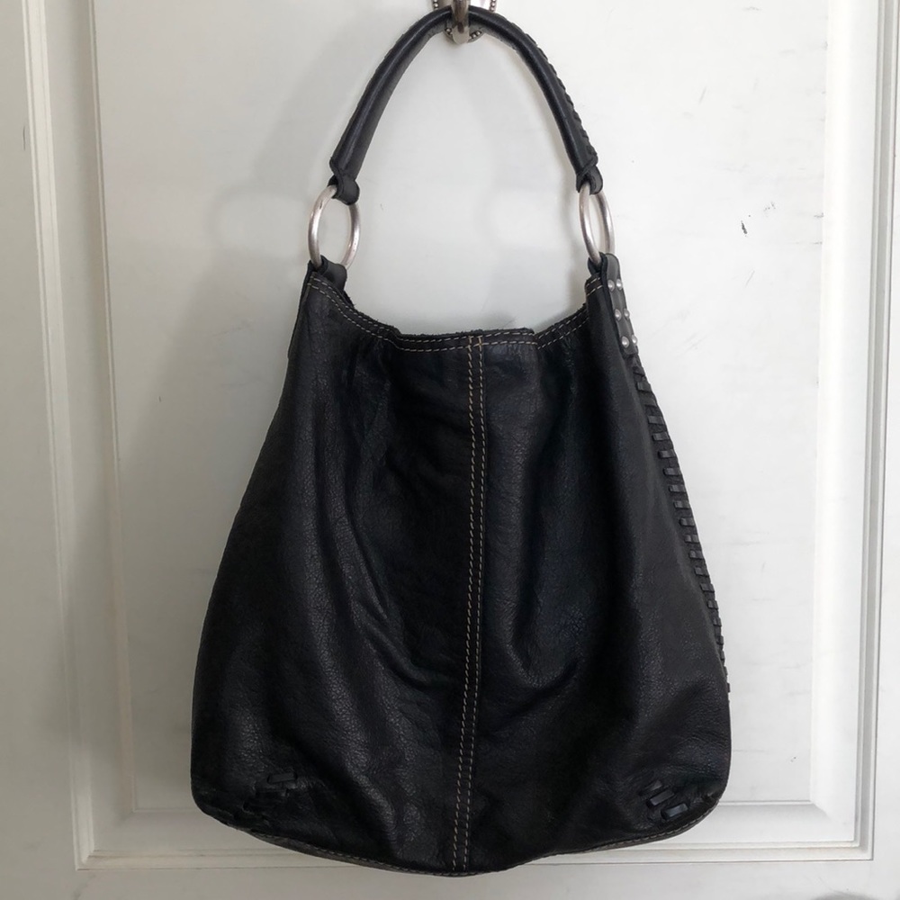 💕SOLD💕Black Leather Handbag
